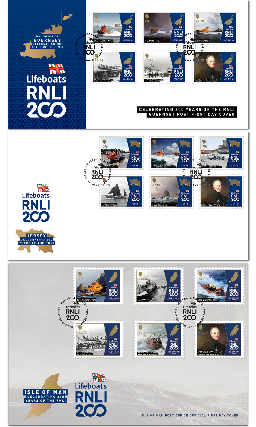 RNLI 200 First Day Cover Collection